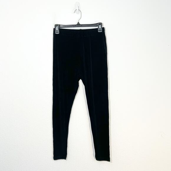 Flax Pants Womens S Slinky Acetate Skinny Stretchy Pull On Minimalist Casual - Picture 1 of 5